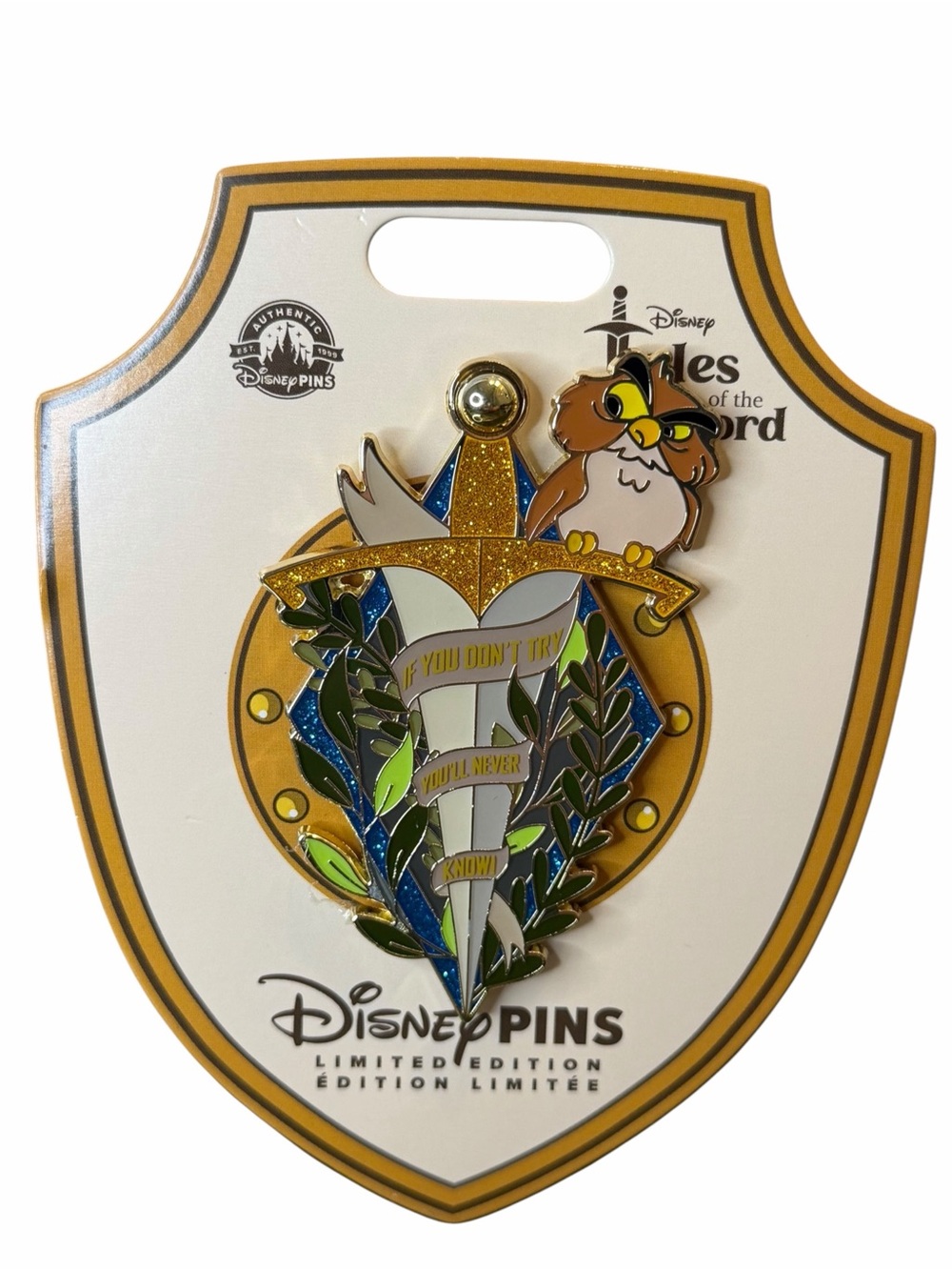 Disney Tales of the Sword Archimedes Sword in the Stone Pin LE 3000 2024